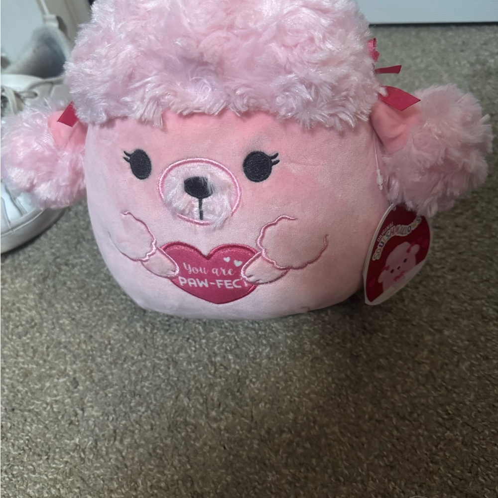 Squishmallows Pink Poodle Plush